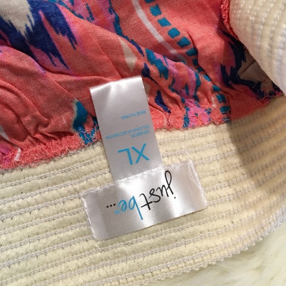 JUST BE Aztec print Long Maxi SKIRT Slits XL - Picture 3 of 10